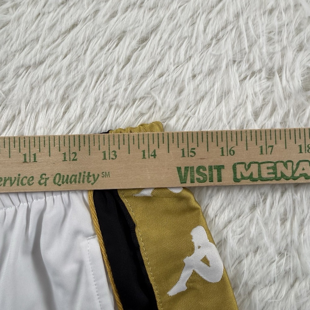 Kappa Sweatpants Men Medium Gold Logo Jogger Fit Streetwear Casual Athletic Pant - Picture 5 of 16